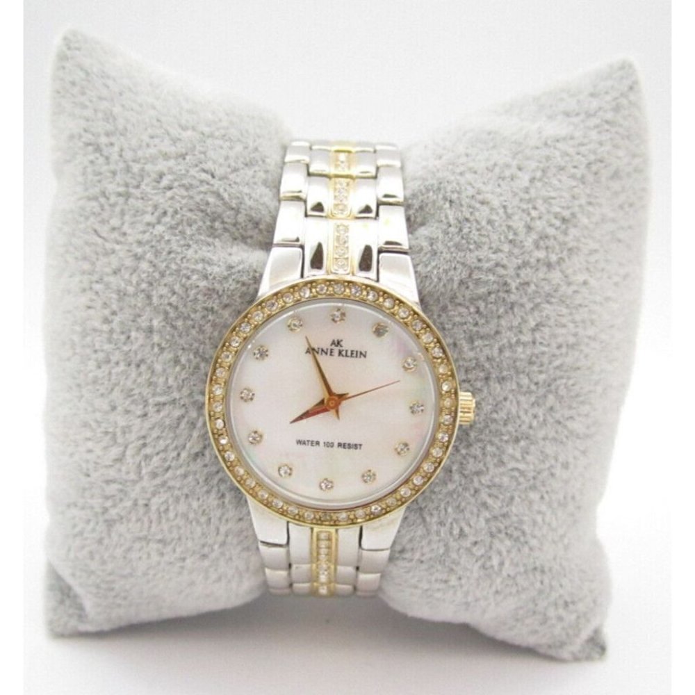 Women Anne Klein Quartz WR Analog 29mm Dial Causal Round Watch (G14)